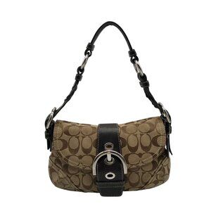 Coach Brown Monogram Canvas Vintage Soho Shoulder Bag  6171